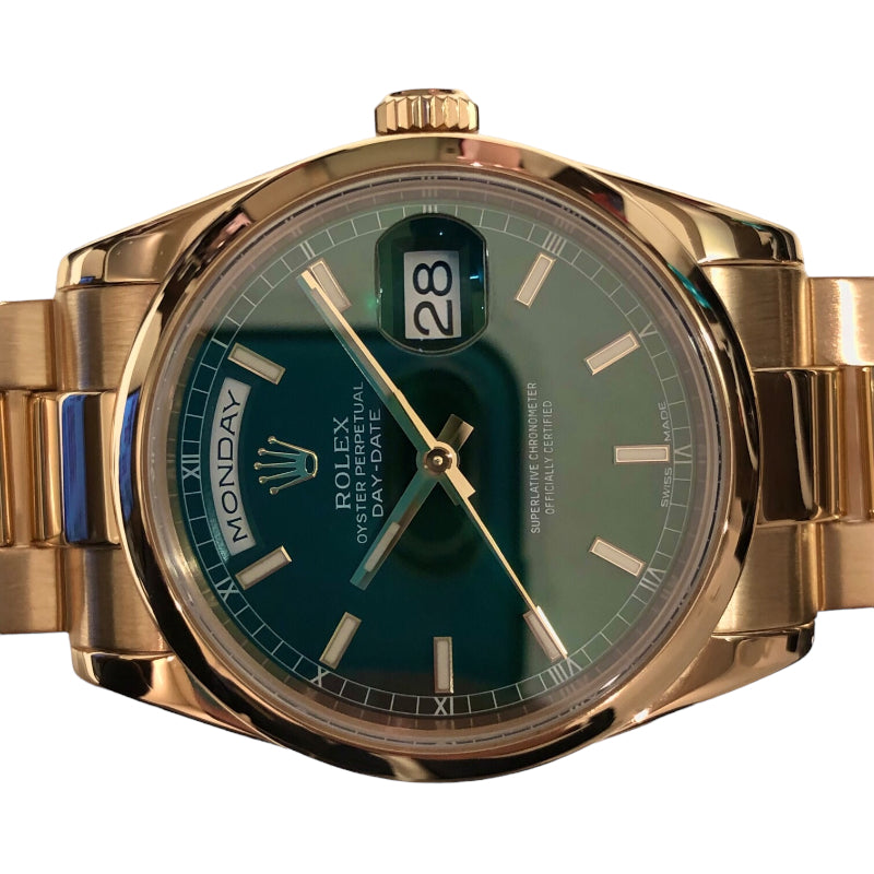 ロレックス ROLEX デイデイト K番 118208 K18YG 自動巻き メンズ 腕時計