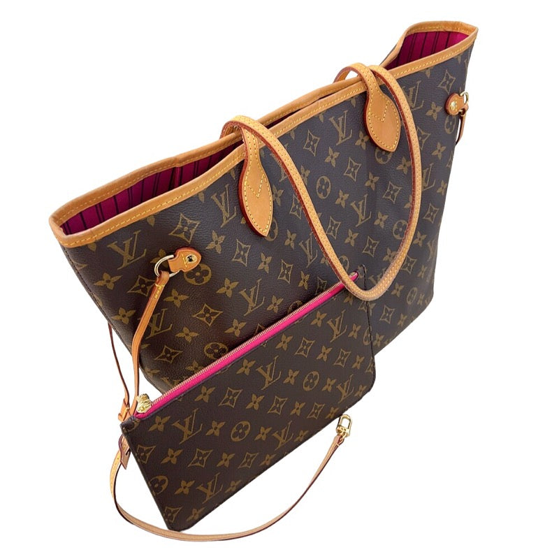 ルイ・ヴィトン LOUIS VUITTON ネヴァーフルMM M41178 ブラウン　ゴールド金具 モノグラム・キャンバス レディース トートバッグ