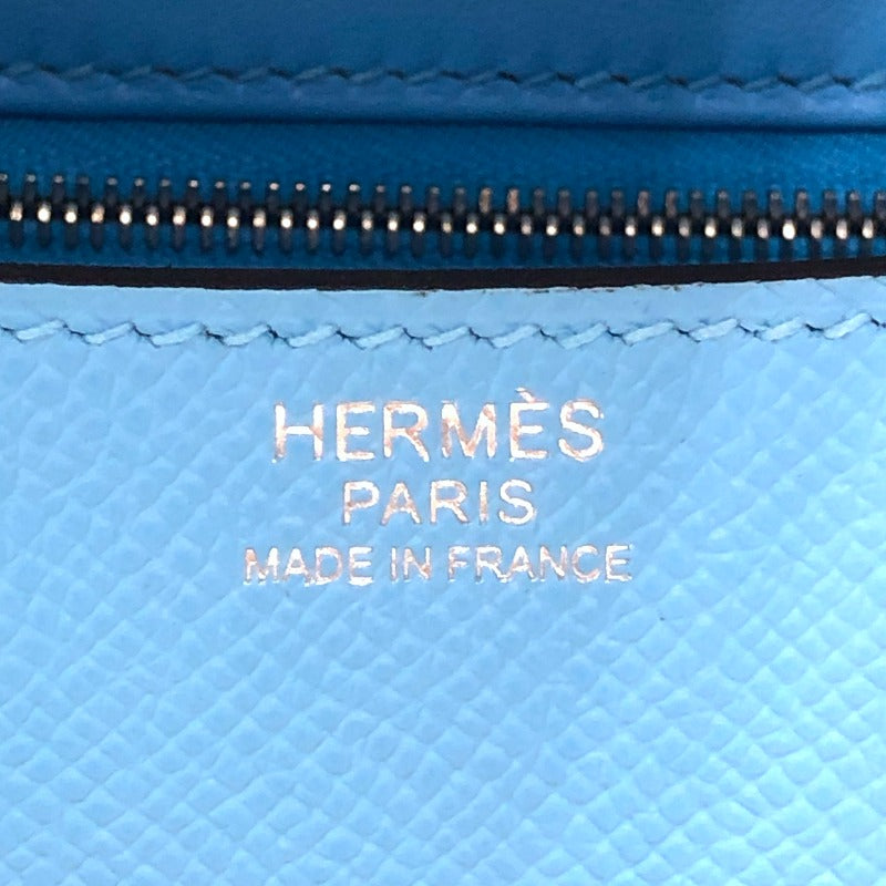 エルメス HERMES コンスタンス24 Ｂ刻 セレスト シルバー金具 エプソン レディース ショルダーバッグ