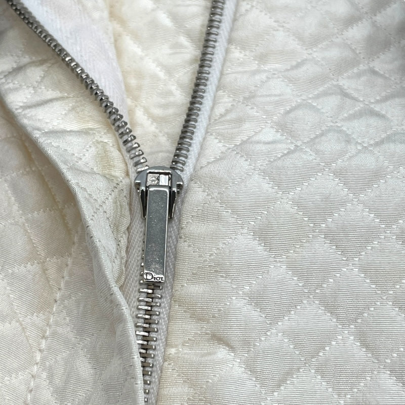 クリスチャン・ディオール Christian Dior キルティングショートパンツ 5E21410A1722 クリーム シルク レディース ショートパンツ