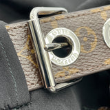 ルイ・ヴィトン LOUIS VUITTON ベルトアシンメトリーワンピース FRDS32 ブラック シルク レディース ワンピース