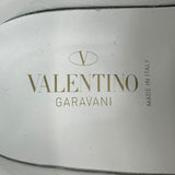 ヴァレンティノ VALENTINO バタフライキャンバスローカットスニーカー ホワイト コットン レディース スニーカー