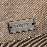 フォクシー FOXEY Cross Lillyキルティングフレアスカート 43043 ブラウン ウール ウール レディース スカート