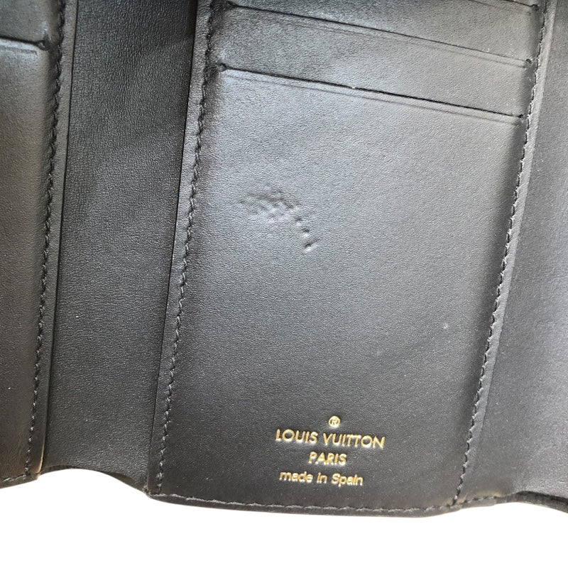 ルイ・ヴィトン LOUIS VUITTON ポルトフォイユ・ドーフィーヌコンパクト M68725 ブラウン  モノグラムリバース ユニセックス 三つ折り財布