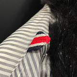モンクレール MONCLER CHESTER ファーカラーロングダウンコート ブラック ナイロン メンズ その他アウター