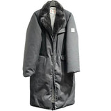 モンクレール MONCLER CHESTER ファーカラーロングダウンコート ブラック ナイロン メンズ その他アウター