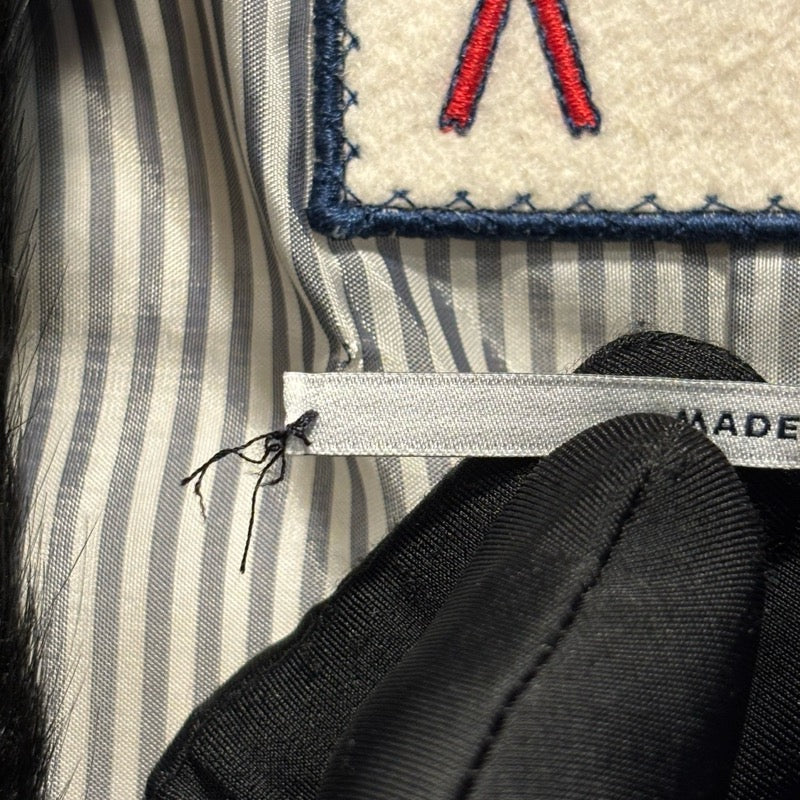 モンクレール MONCLER CHESTER ファーカラーロングダウンコート ブラック ナイロン メンズ その他アウター