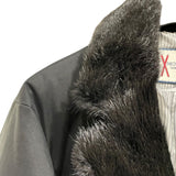 モンクレール MONCLER CHESTER ファーカラーロングダウンコート ブラック ナイロン メンズ その他アウター