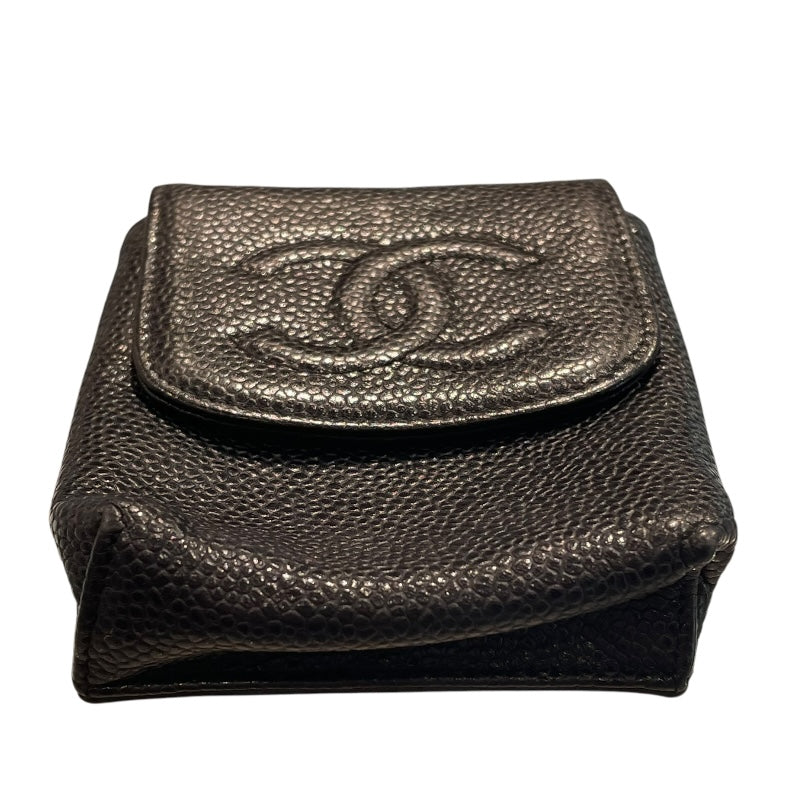 シャネル CHANEL シガレットケース ブラック GD金具 キャビアスキン レディース ポーチ | 中古ブランドリユースショップ OKURA(おお蔵)