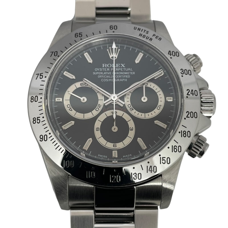 ロレックス ROLEX デイトナ P番 16520 ブラック SS 自動巻き メンズ 腕時計
