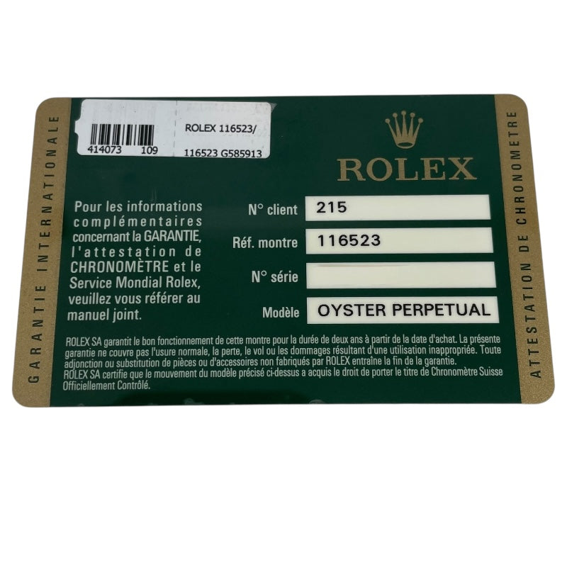 ロレックス ROLEX デイトナ G番 116523 ブルー K18YG/SS 自動巻き メンズ 腕時計