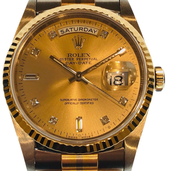 ロレックス ROLEX ﾃﾞｲﾃﾞｲﾄ ﾄﾘﾄﾞｰﾙ　W番 18239ABIC YG/PG/WG メンズ 腕時計
