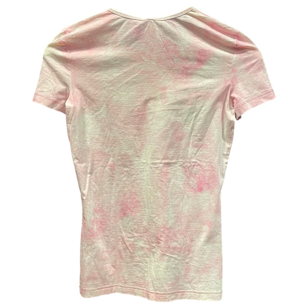 シャネル CHANEL ココマークタイダイTシャツ P34611 ピンク コットン レディース 半袖Ｔシャツ