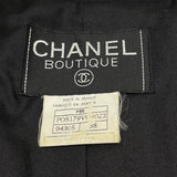 シャネル CHANEL ノーカラーウールジャケット PO5179 ブラック ウール レディース ノーカラージャケット