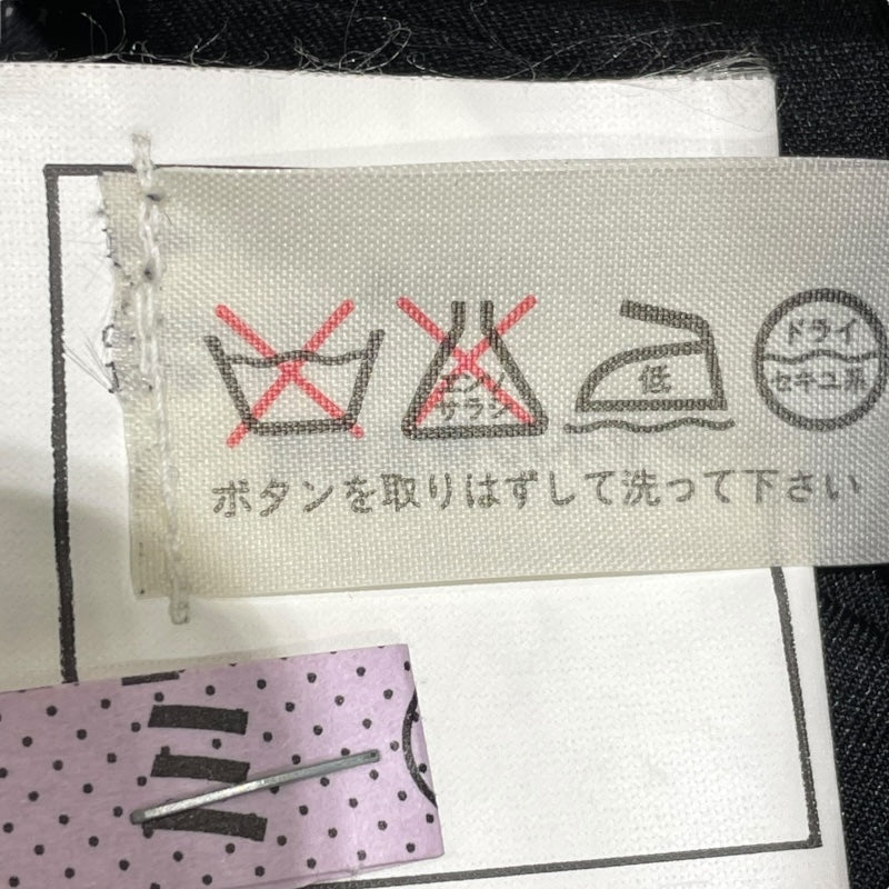 シャネル CHANEL ノーカラーウールジャケット PO5179 ブラック ウール レディース ノーカラージャケット
