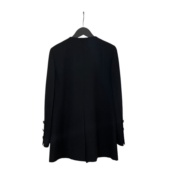 シャネル CHANEL ノーカラーウールジャケット PO5179 ブラック ウール レディース ノーカラージャケット