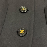 シャネル CHANEL ノーカラーウールジャケット PO5179 ブラック ウール レディース ノーカラージャケット