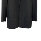シャネル CHANEL ノーカラーウールジャケット PO5179 ブラック ウール レディース ノーカラージャケット