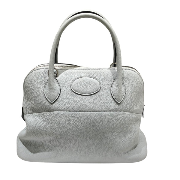 エルメス HERMES ボリード31 Y刻 ブループリュム トリヨン レディース ショルダーバッグ