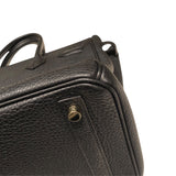 エルメス HERMES バーキン30 □M刻 ブラック　ゴールド金具 トゴ レディース ハンドバッグ