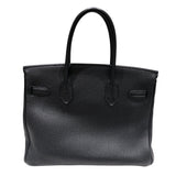 エルメス HERMES バーキン30 □M刻 ブラック　ゴールド金具 トゴ レディース ハンドバッグ