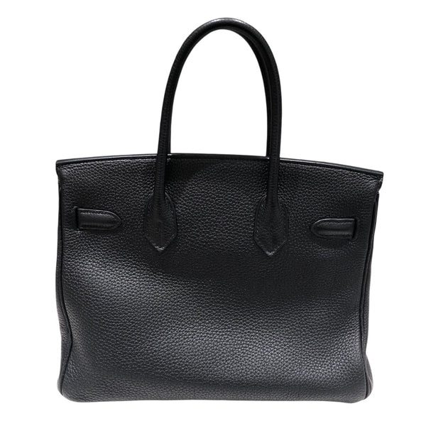 エルメス HERMES バーキン30 □M刻 ブラック　ゴールド金具 トゴ レディース ハンドバッグ