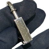 エルメス HERMES カデナ2001 L　HOMME　PEUT シルバー SV レディース スカーフリング