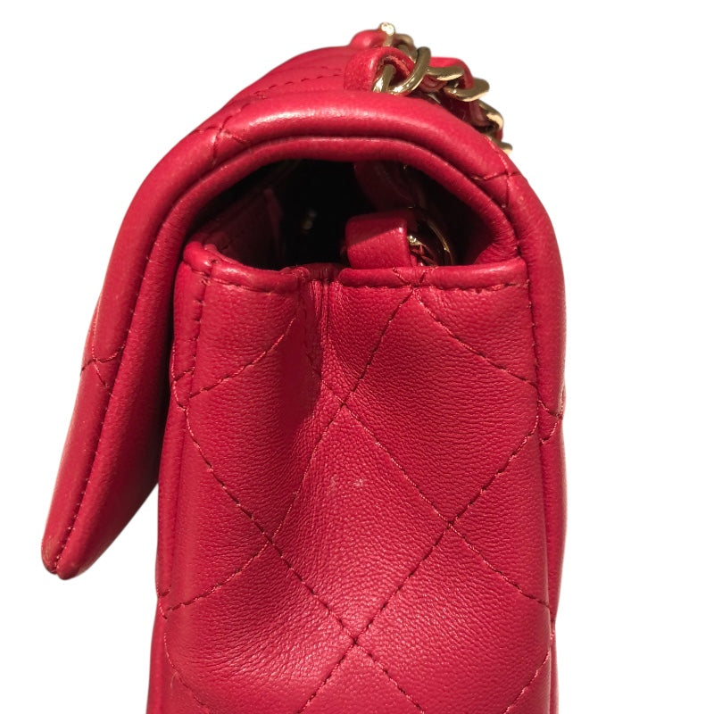 シャネル CHANEL ミニマトラッセ20 A69900 ピンク　ゴールド金具 ラム レディース ショルダーバッグ
