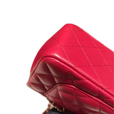 シャネル CHANEL ミニマトラッセ20 A69900 ピンク　ゴールド金具 ラム レディース ショルダーバッグ