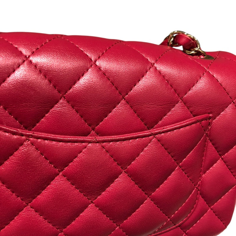 シャネル CHANEL ミニマトラッセ20 A69900 ピンク　ゴールド金具 ラム レディース ショルダーバッグ