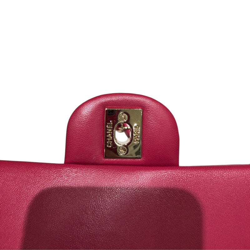 シャネル CHANEL ミニマトラッセ20 A69900 ピンク　ゴールド金具 ラム レディース ショルダーバッグ