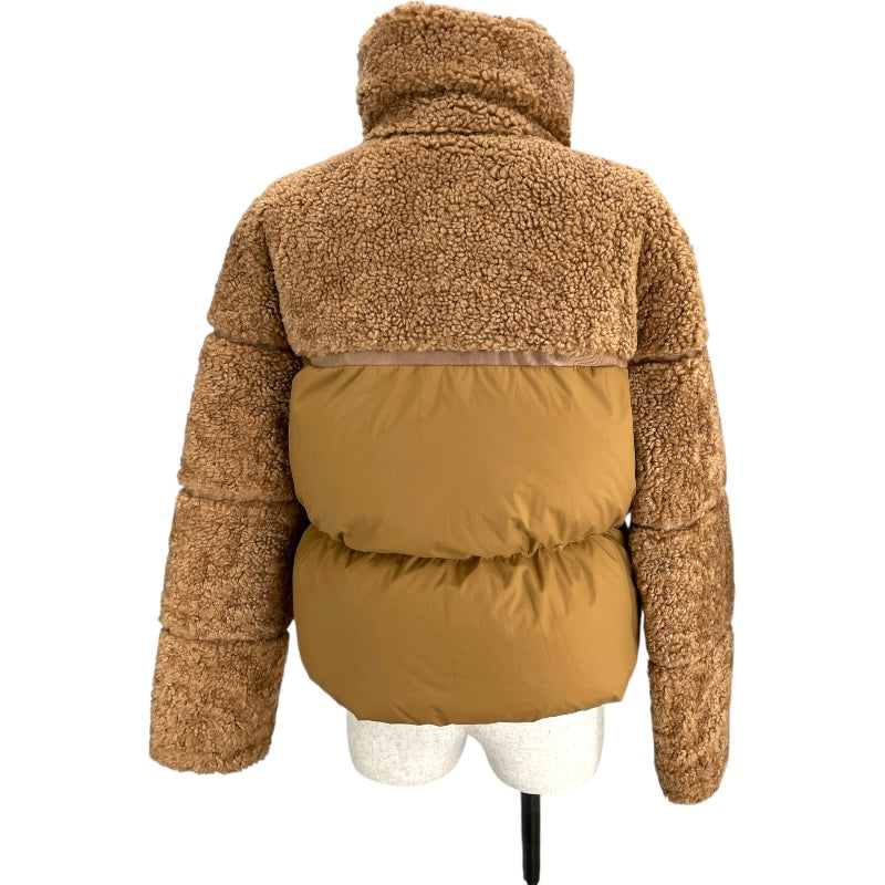 モンクレール MONCLER SEGURA ボア切替ダウンジャケット ブラウン