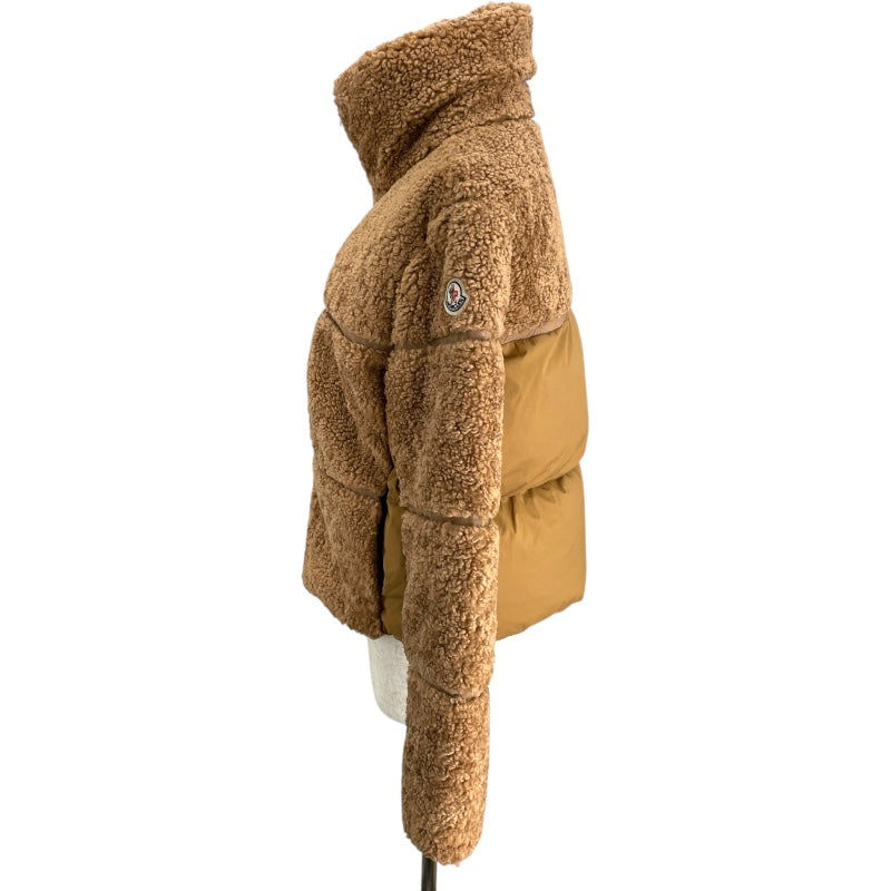 モンクレール MONCLER SEGURA ボア切替ダウンジャケット ブラウン