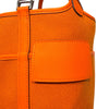 エルメス HERMES ピコタンロックPM　カーゴ B刻 オレンジ スイフト/トワルエラン レディース ハンドバッグ