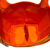 エルメス HERMES ピコタンロックPM　カーゴ B刻 オレンジ スイフト/トワルエラン レディース ハンドバッグ