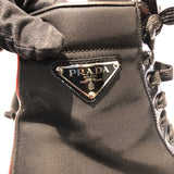プラダ PRADA RE-NYLON レザー切り替えブーツ 1T239N ブラック ナイロン レディース ブーツ