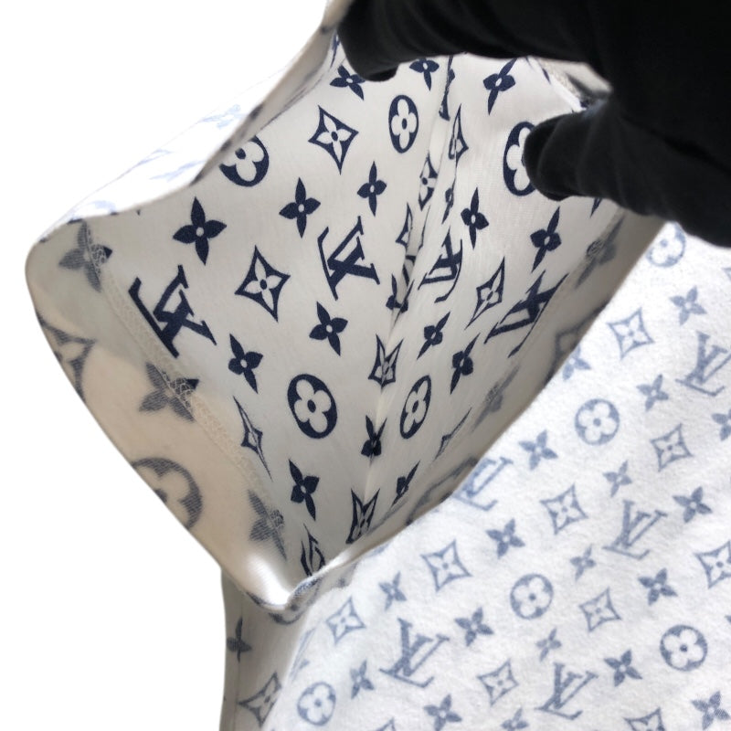 ルイ・ヴィトン LOUIS VUITTON モノグラム総柄プリントTシャツ FJTS01 ホワイト・シルバー金具 コットン コットン メンズ 半袖Ｔシャツ