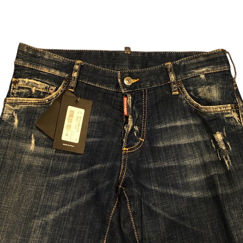 ディースクエアード DSQUARED スリムデニムパンツ S71LB0178 コットン メンズ デニムパンツ