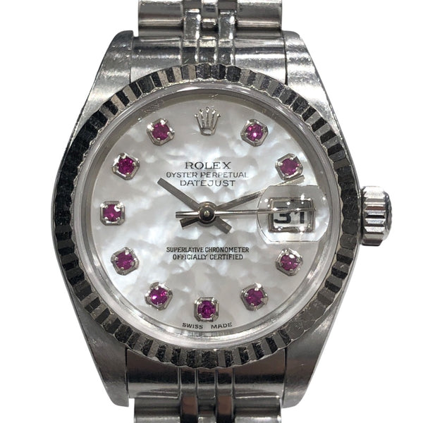 ロレックス ROLEX デイトジャスト26 79174NGR SS/WG レディース 腕時計