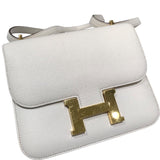 エルメス HERMES コンスタンス３ミニ Z刻 ナタ　ゴールド金具 シェーブル レディース ショルダーバッグ