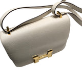 エルメス HERMES コンスタンス３ミニ Z刻 ナタ　ゴールド金具 シェーブル レディース ショルダーバッグ