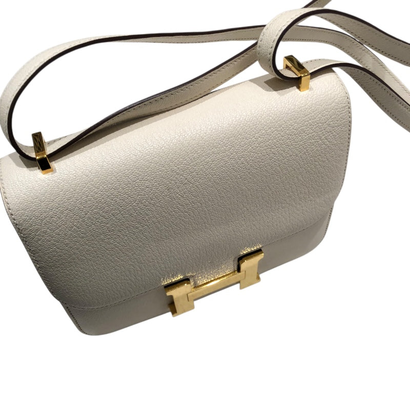 エルメス HERMES コンスタンス３ミニ Z刻 ナタ　ゴールド金具 シェーブル レディース ショルダーバッグ