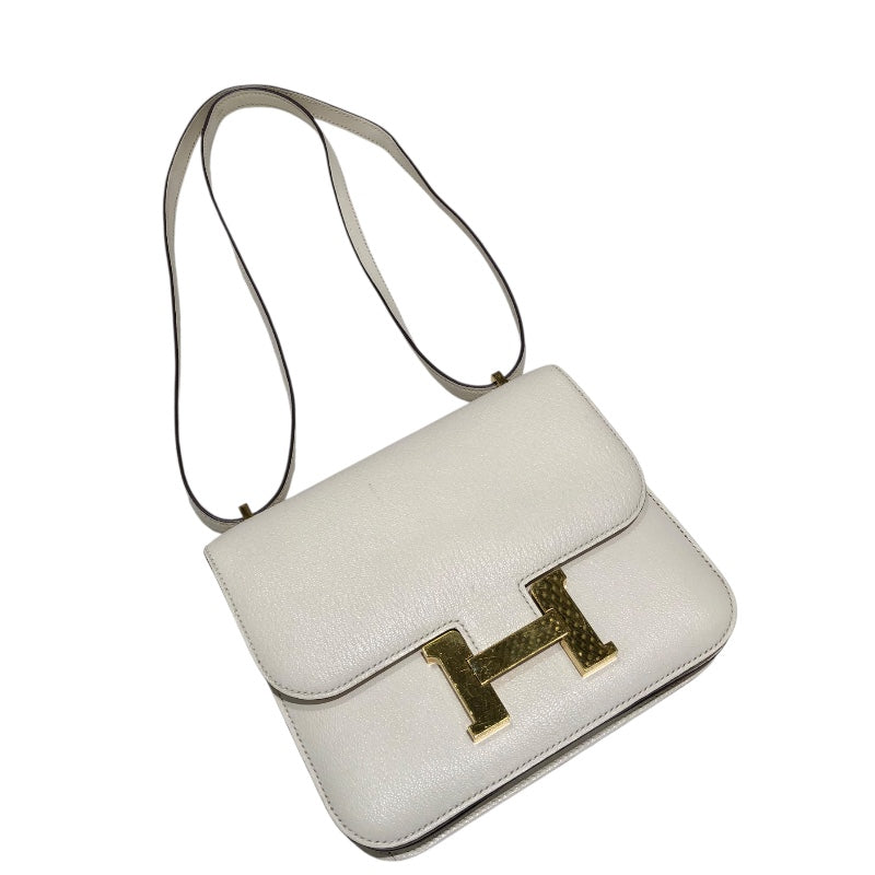 エルメス HERMES コンスタンス３ミニ Z刻 ナタ　ゴールド金具 シェーブル レディース ショルダーバッグ