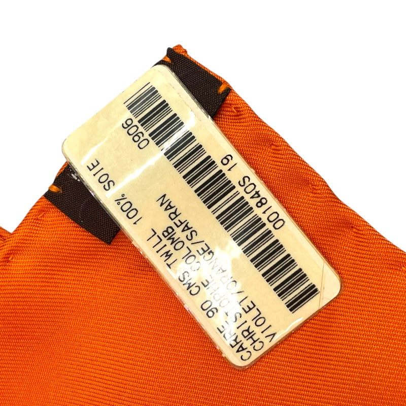エルメス HERMES カレ90 Christophe Colomb シルク レディース スカーフ