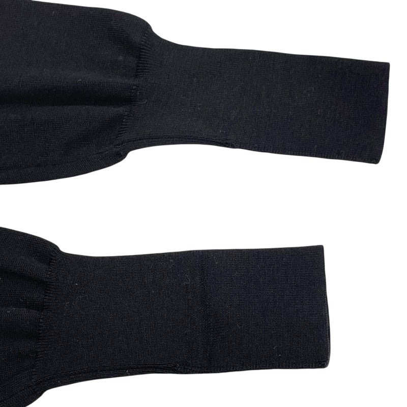 エルメス HERMES ニットトップス ブラック シルク レディース ニット