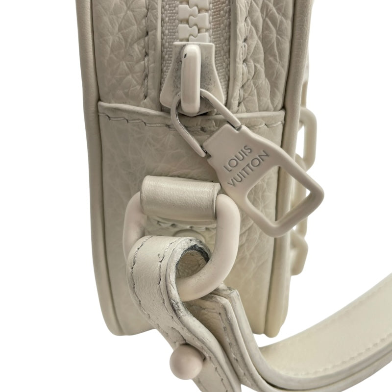 ルイ・ヴィトン LOUIS VUITTON ポシェット・ヴォルガ M53551 パウダーホワイト モノグラム・アンプラント メンズ セカンドバッグ