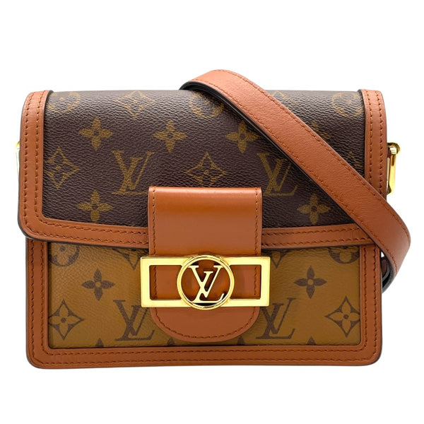 ルイ・ヴィトン LOUIS VUITTON ドーフィーヌ MINI M45959 ブラウン モノグラム・リバース レディース ショルダーバッグ