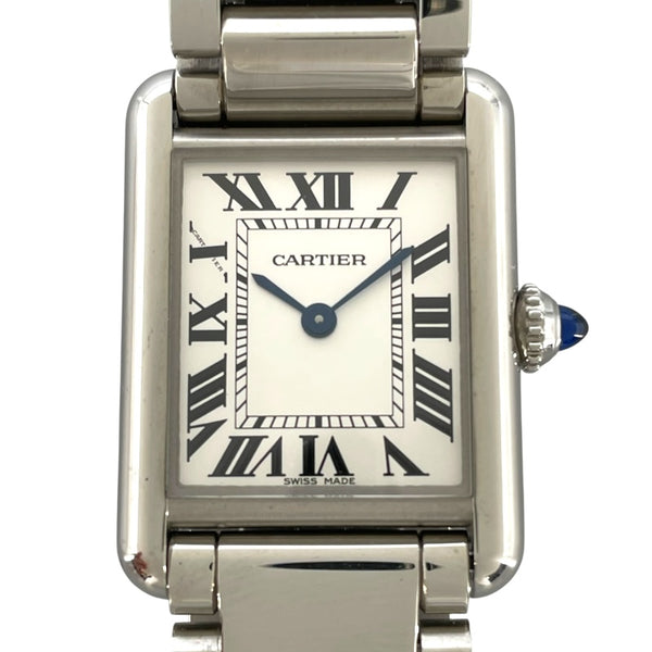 Cartier シルバー レディース時計　箱無し カルティエ Cartier タンクマスト SM WSTA0051 シルバー SS