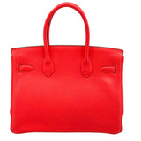 エルメス HERMES バーキン30 A刻 ローズジャイプール SV金具 トゴ レディース ハンドバッグ