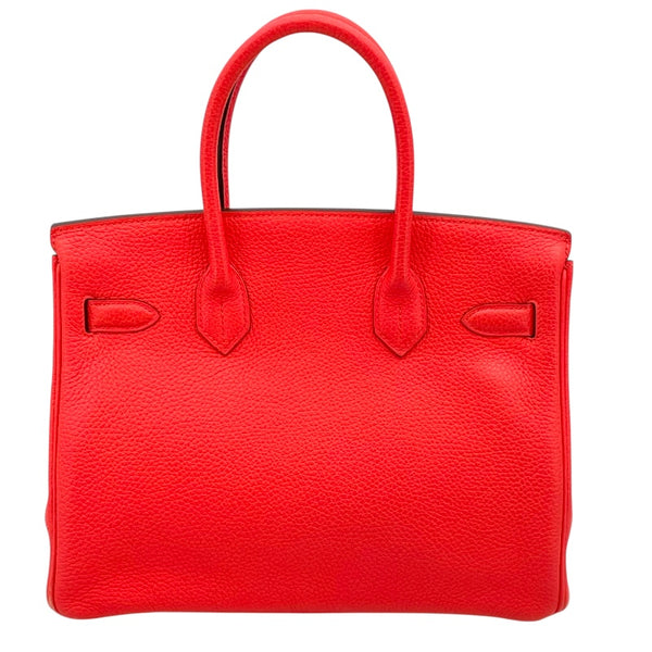エルメス HERMES バーキン30 A刻 ローズジャイプール SV金具 トゴ レディース ハンドバッグ